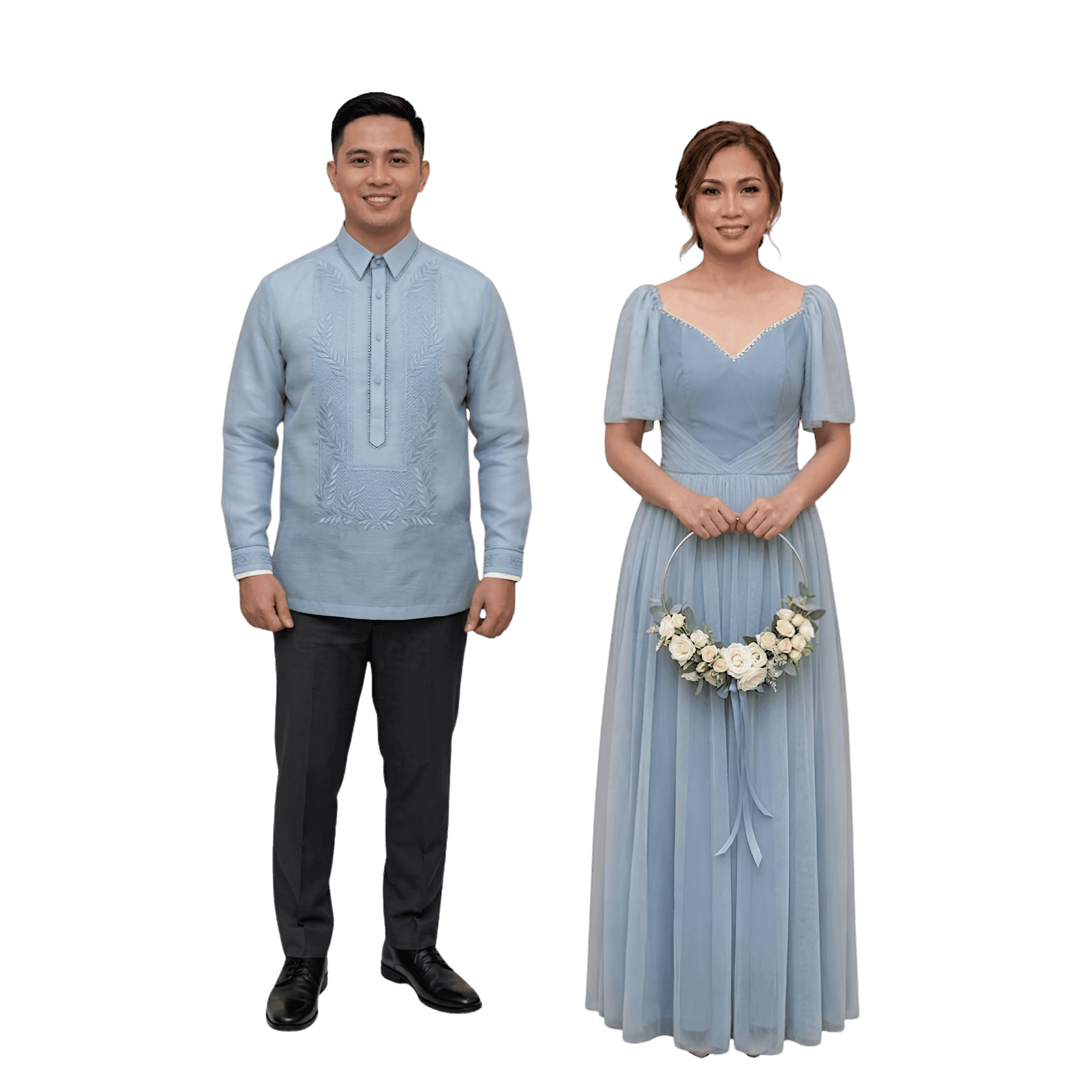 Best Man and Matron of Honor attire